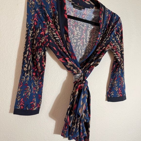 BCBGMaxazria Wrap Top - Picture 5 of 8